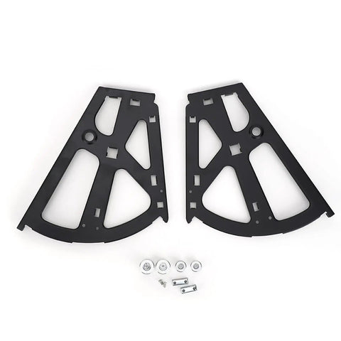 Two Layer Shoe Rack Hinges For Shoe Cabinet And Drawer Use Cold Rolled Steel Construction, black design with mounting hardware