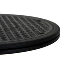 Close-up of 2 Pack 12 Inch Heavy Duty Rotating Swivel Stand with Steel Ball Bearings Lazy Susan Turntable's anti-slip surface