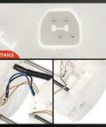 Close-up view of Trusted Heavy Duty Aftermarket Electric Fuel Pump Module Assembly Fits Mazda 6 L4 2.5L 2009 To 2013, showcasing detailed wiring and connector.