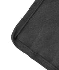 Close-up of black polyester material on Waterproof Dog Car Seat Cover For Back Seat 56 By 47 Inches Pet Friendly Spillproof Protector