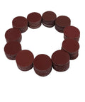 Super Easy Peel Switch 2 Inch 50mm Hook And Loop Sanding Discs 200 Pcs assorted grits arranged in a circular pattern.