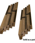 Heavy Duty Wooden Table Extension Slides Deliver Slick Glide For Pedestal Dining Tables No Sweat Setup Allows 51 Inch Opening With 26 Inch Base Expands Tops Up To 52 Inches For Weekend Cookouts, set of two wooden rail guides.
