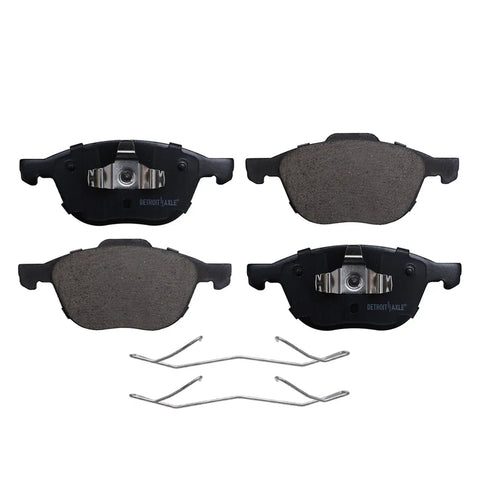 Beefed Up Front Brake Kit With 2 Front 10.94 Inch Disc Rotors, Ceramic Brake Pads And Hardware For Ford Focus 2012 2018, Volvo S40, C30