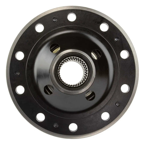 Badass Mechanical Locker Fits Ford 9 Inch Rear Axle 35 Spline Differential Carrier with 30 Degree Pressure Angle, top view.