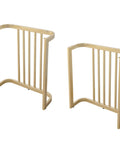 Tough As Nails Heavy Duty Table Legs With Adjustable Leveling Feet For Office Desks And Workbenches Up To 551 Pound Capacity Smooth Baked Coating Pro Grade Wrought Iron Frame Quick Install in gold finish with support bars.