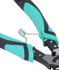 Jauarta Power Drill Wire Stripper And Twister Tool For 2.5Mm 4Mm 6Mm 10Mm Cables With 6.35Mm Chuck close-up of wire cutter handles.