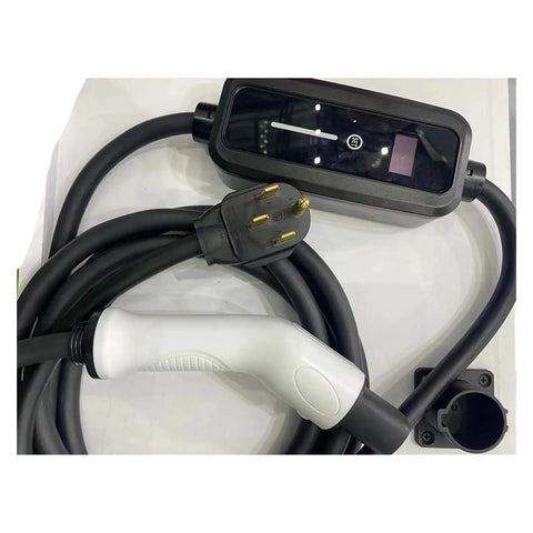 Level 2 EV Charger Station with 40A Adjustable Output, 9 kW, 110 to 240V, Portable Home Charger, NEMA 14 50 Plug shown