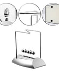 Two Pack Newton's Cradle Desk Toy For Totally Fun Science Learning Educational Pendulum Demonstration with steel balls.