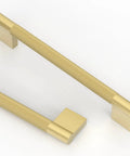 10 Pack 6.3 Inch Brushed Gold Knurled Kitchen Cabinet Handles for Cupboards and Drawers Premium Knob Pulls Durable Metal Hardware Easy Install Sleek Modern Cabinet Pulls, brushed gold metal handle