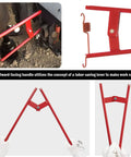Pro-Grade Heavy Duty Truck Brake Spring Tool For Eaton Air Brake Shoe Anchor Springs Installation And Removal in use