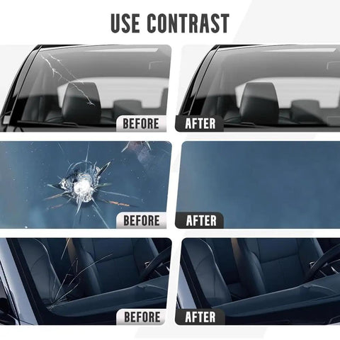 "Windshield Crack Repair Kit For Cars Upgraded 2026 Quick Fix Glass Repair Fluid Kit To Stop Chips From Spreading"