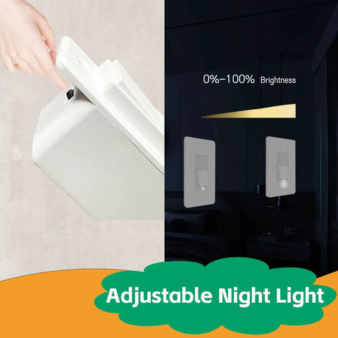 Tasmota Smart Switch 4 Pack Built In ESP8266 2.4GHz WiFi Light Switch with adjustable night light feature