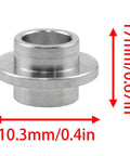 8 Millimeter Aluminum Roller Skate Bearing Spacer Set For Skateboard Scooter Quad Axles, size marked 10.3mm x 17mm