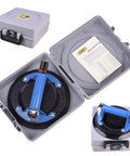 Heavy Duty Vacuum Lifter Set Of 2 8 Inch Suction Cups with Metal Handle for Lifting Tiles Glass Marble Up To 300 Lbs, in case