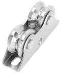 Side view of Groove Wheel V Shaped Detachable Track Gate Wheels With Double Bearing Caster And Bracket Made Of 45 Steel Heavy Duty