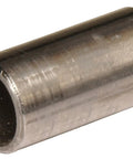 5/8 By 7/8 By 1 Inch Seamless Steel Spacers 6 Pack Silver For Cabinets Panels Circuit Boards Doors And DIY Projects With Tough Holding Power For Precise Alignment And Easy Installation In Home Office Or Workshop Use, single spacer close-up