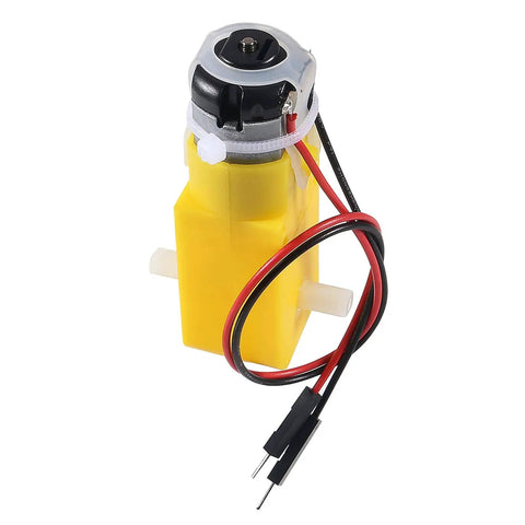 Dual Shaft DC Motor With Magnetic Gearbox For DIY Arduino Robots And Smart Car Projects 3V To 6V Gear Reduction 1 To 48