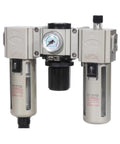 Industrial Air Preparation Unit F.R.L Series Combo With GAC200-06AS Through GAC400-10AS Filters Regulators Lubricators