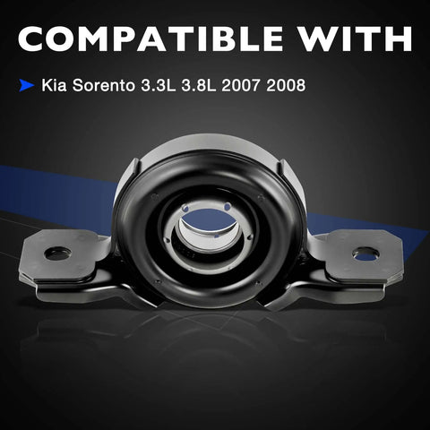 Front view of Kia Sorento Driveshaft Center Support Bearing Carrier for 2007 2008 3.3L 3.8L OE Replacement 0709C3E951 2680-91