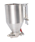 Wicked Strong Cement Mortar Sprayer With Stainless Steel Build And 3.5L Hopper Tank showing stainless steel hopper for plaster projects.