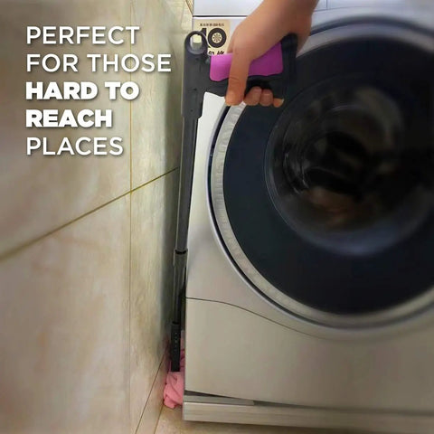 32 Inch Pink Aluminum Foldable Reacher Tool With Magnetic Tip And Strong Grip Long Reach Grabber For Shelves Or Floors Lightweight Trash Picker Claw For Elderly And Everyday Home Use