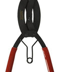 Pro Grade Lock Ring Parallel Jaw Pliers For Snap Ring Removal On Bearing Shafts With Compound Leverage And Indented Jaw Tips