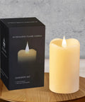 Flickering Flameless Candles With 3D Moving Flame 1000 Plus Hours Battery Operated Pillar Candles With Timer Ivory Real Wax LED Candles