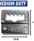 Two Pack Taxidermy Hangers For Big Game Deer Head Trophy Mounts PN 1003 Precision Leveling System Steel Dimensions 1.75x2 Inches