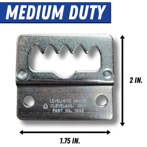 Two Pack Taxidermy Hangers For Big Game Deer Head Trophy Mounts PN 1003 Precision Leveling System Steel Dimensions 1.75x2 Inches