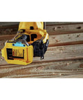20 Volt Brushless Compact Cordless Drill With Half Inch Chuck For Stud And Joist Work Flexvolt Ready showing back detail on wooden surface.