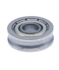 U60412 4x12x4mm U Shaped Bearing For Extruder 10 Pack High Precision Low Noise Smooth Running Fits MK8 3D Printer And Other High Speed Equipment Round Wheel Gear Walking Guide Rail Bearings Fitting Pulley, close-up