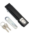 Sleek Matte Black Flat Lock Replacement Part In Zinc Alloy One Piece Built To Last Durable Lock Housing For Upgraded Security And Easy Install