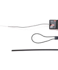 FGr4P 2.4GHz AFHDS 3 Four Channel RC Receiver With PWM PPM I Bus S Bus Output, components on white background, top view