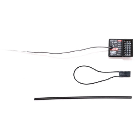FGr4P 2.4GHz AFHDS 3 Four Channel RC Receiver With PWM PPM I Bus S Bus Output, components on white background, top view