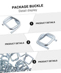 Heavy Duty Metal Strapping Buckle for Belts, Luggage, Backpacks, and Clothing Supplies Replacement Clips detail display