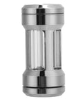 Drop Right In G1 Four Thread Connector For PC Liquid Cooling Systems With Tough Brass And Clear Acrylic Shell Stainless Steel Strainer Dead Easy Coolant Sampling Port For Hardline Water Cooled Rigs, polished stainless steel finish.