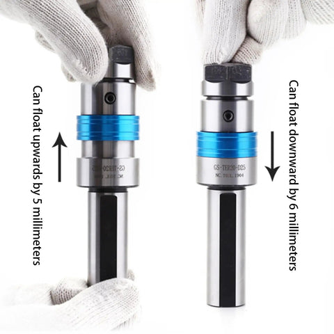 Duty Collet Chucks For Thread Milling Offer Floating Compensation With 5 mm Adjustment for precise mechanical assembly.
