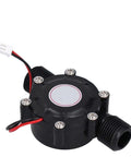 Front view of 12V Mini Turbine Power Generator, part of the Three Piece Hydroelectric Water Flow Generator Kit for off grid use.
