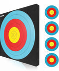 Backyard Archery Target in 20x20x2 Inch High Density EVA Foam with colorful bullseye design and impact resistance