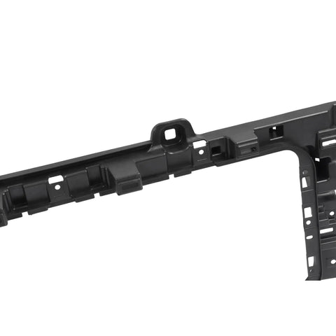 Black Radiator Support for 2016-2019 Chevy Silverado and GMC Sierra 1500, close-up of grille shutter bracket PP GF30