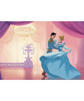 Cinderella So This Is Love Peel and Stick Wall Mural for Kids Rooms showing Cinderella dancing with the prince, 10.5 ft by 6 ft, removable