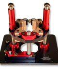 Rock Solid Precision Router Table Lift Kit With Slick Crank Adjustment And Top Shelf Cam Locking System for woodworking, 8.25x11.75 inches.