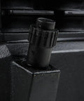 Close-up of valve on Heavy Duty Two Cylinder Cast Iron Air Compressor Pump for optimal air flow and pressure.