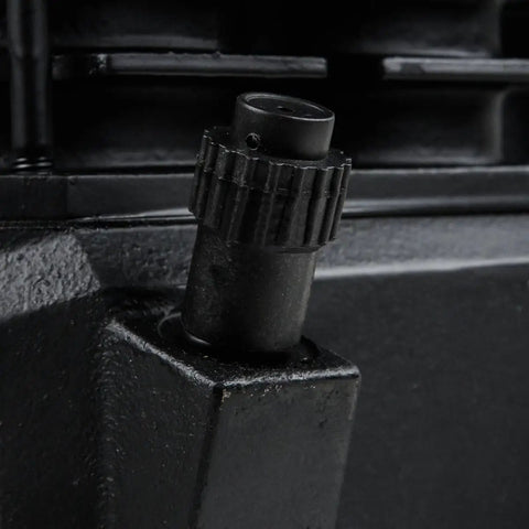 Close-up of valve on Heavy Duty Two Cylinder Cast Iron Air Compressor Pump for optimal air flow and pressure.