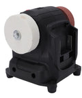LoveWh Handy Cordless Bench Grinder With Six Speed Settings And 100W Power, compact design with a polishing wheel for metal and wood tasks.