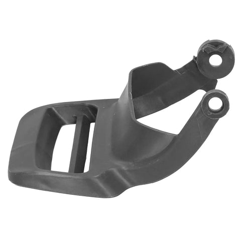 Chain Brake Baffle Handle Guard For 435 440 445 450 With ABS Replacement Hand Lever in black, side view
