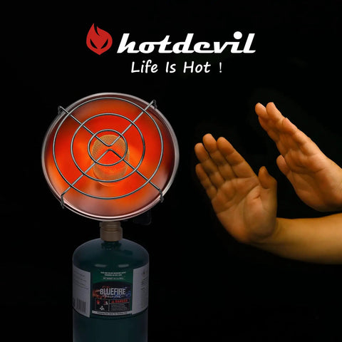 Portable Propane Heater With Upgraded Catalytic Burner for Camping and Outdoor Use 6200 BTU Radiant Heat Warming Hands