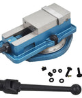 Built Like A Tank Precision Mill Vise With Swivel Base And Lockdown Grip For Cnc Machines Drills And Mills featuring 360 degree base.
