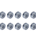 U60412 4x12x4mm U Shaped Bearing For Extruder 10 Pack High Precision Low Noise Smooth Running Fits MK8 3D Printer