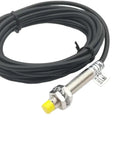 Inductive Proximity Sensor Switch For M8 2mm Range PNP NPN 5V 24V DC Auto Motion Sensor For Air Cylinders IM8 2 DPA DPB Cylinder Type NO NC Plug And Play High Sensitivity Durable Housing Easy Install black M8 threaded inductive sensor with cable
